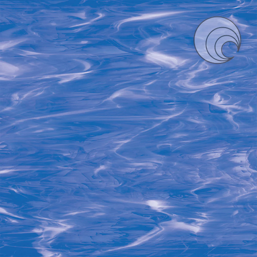OGT 339-2S-F Light Blue/White, Wispy Smooth Fusible