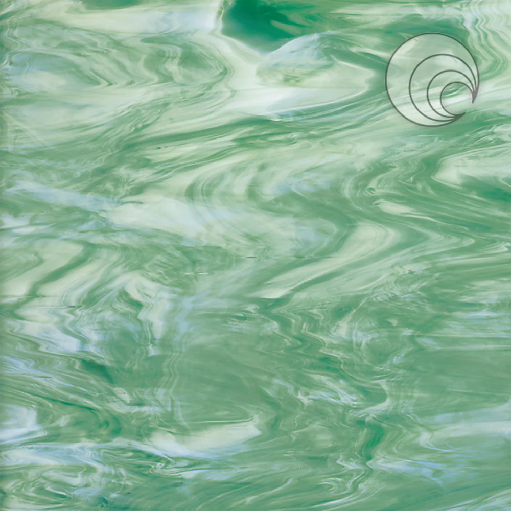 OGT 828-72S-F Seafoam Green/White Smooth Fusible