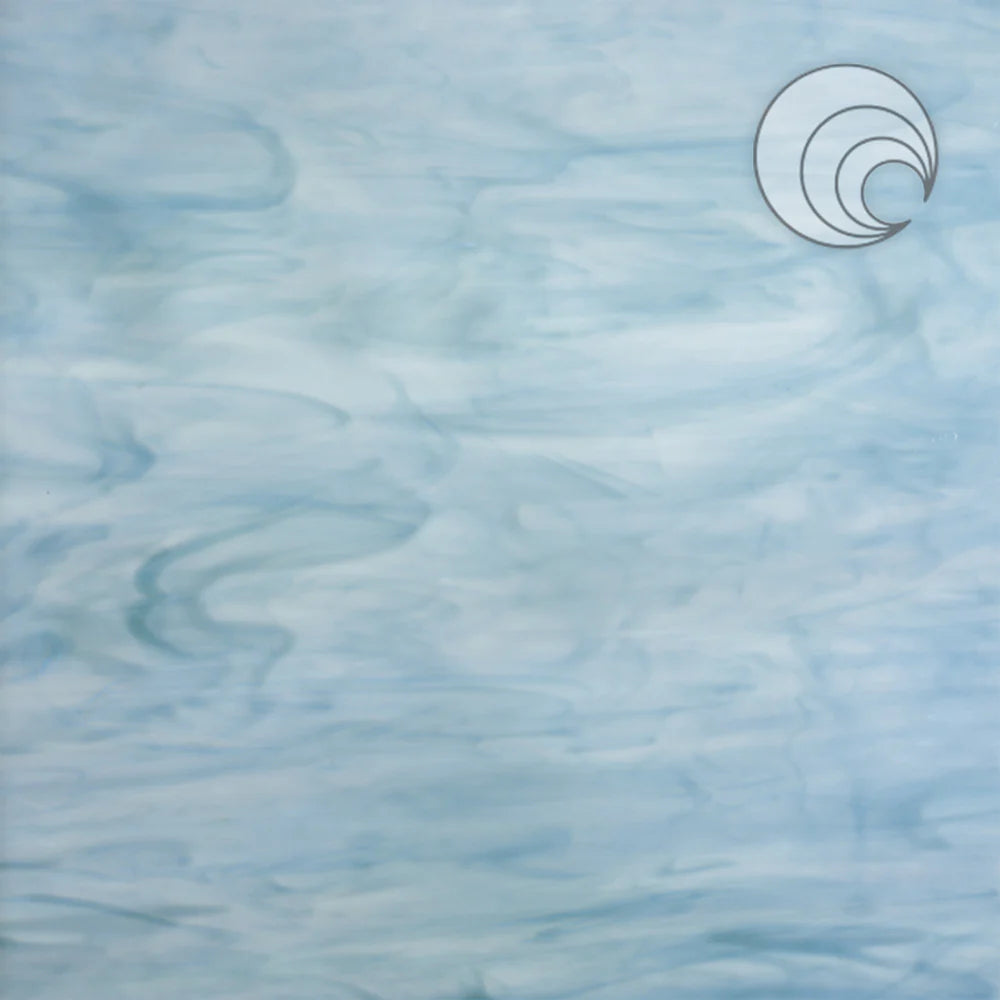 OGT 838-52S-F White/Colonial Blue Smooth Fusible