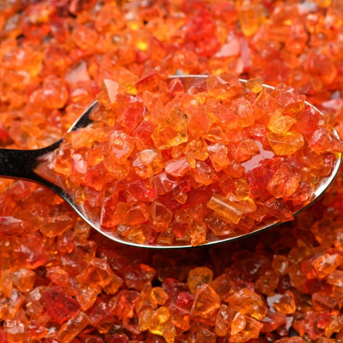 Wissmach Frit 4oz 96-51 Orange Red Transparent