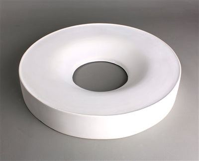 A large round slump ring for glass fusing.