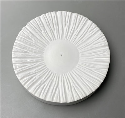 A radiant slump mold for glass fusing.