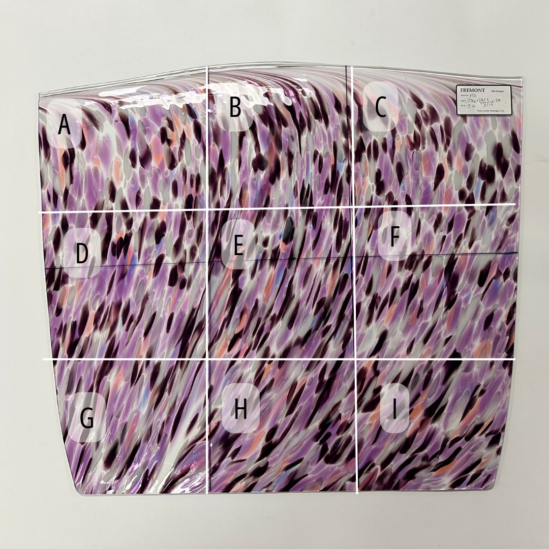 Fremont P2 326 SF & Dark purple frit