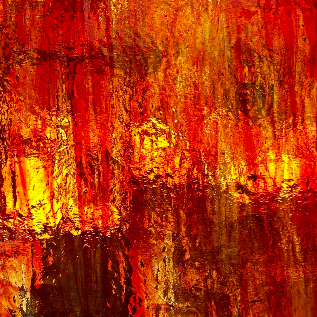 PW 28LL Orange and Clear Streaky