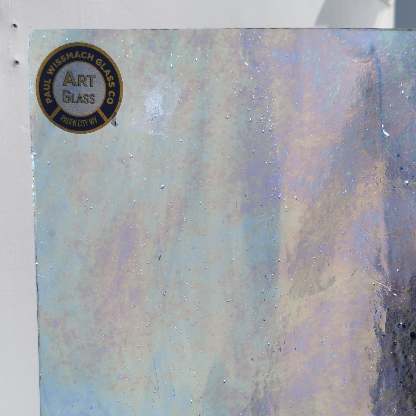 PW 188LL IR Pale blue smooth iridescent