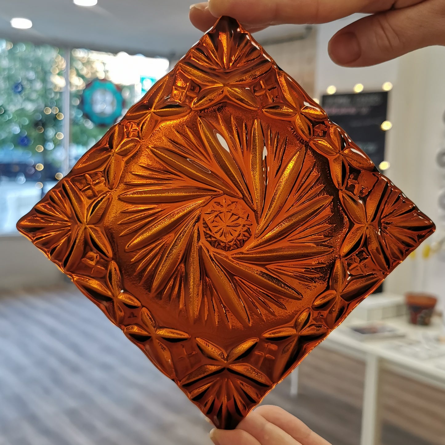 Vintage texture glass