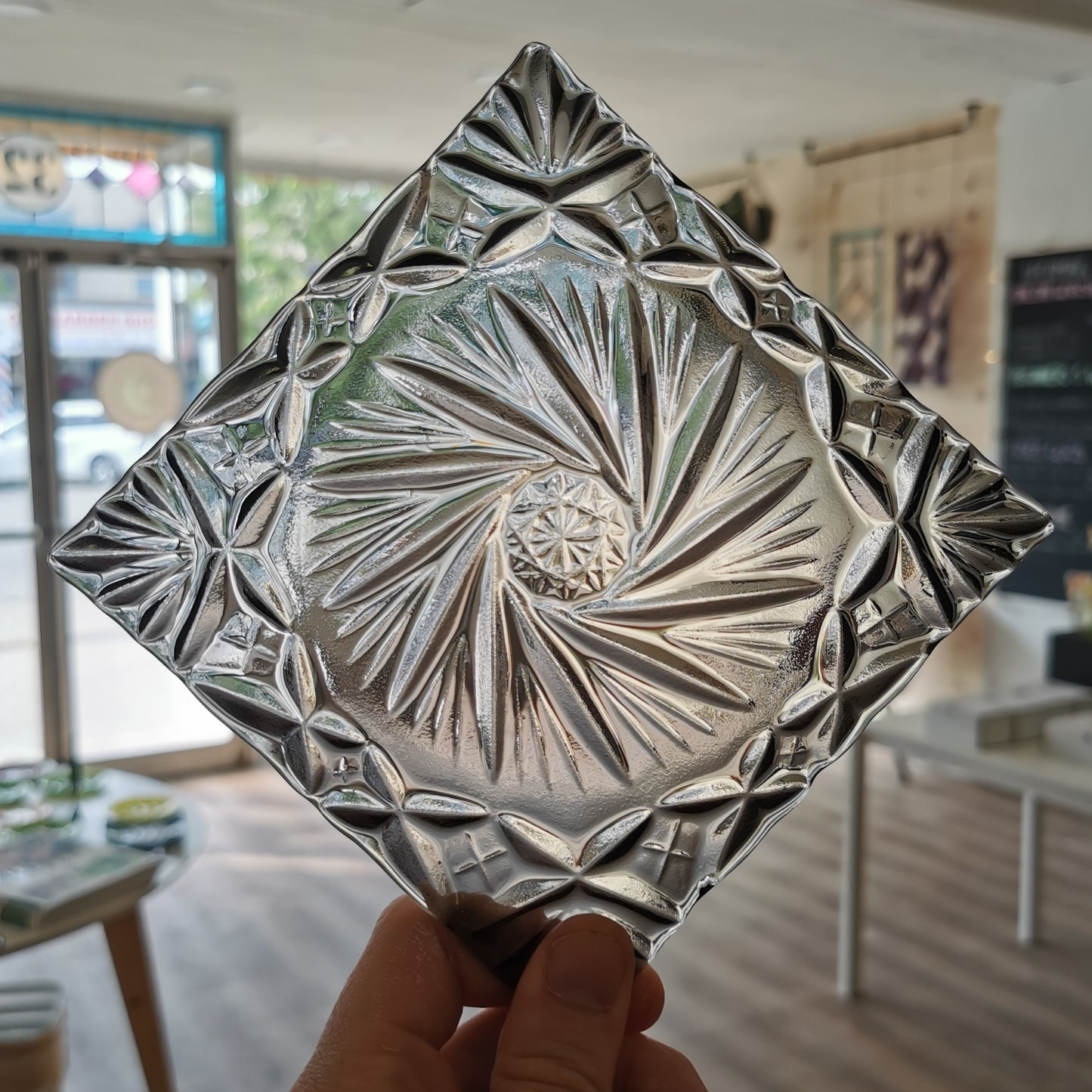 Vintage texture glass