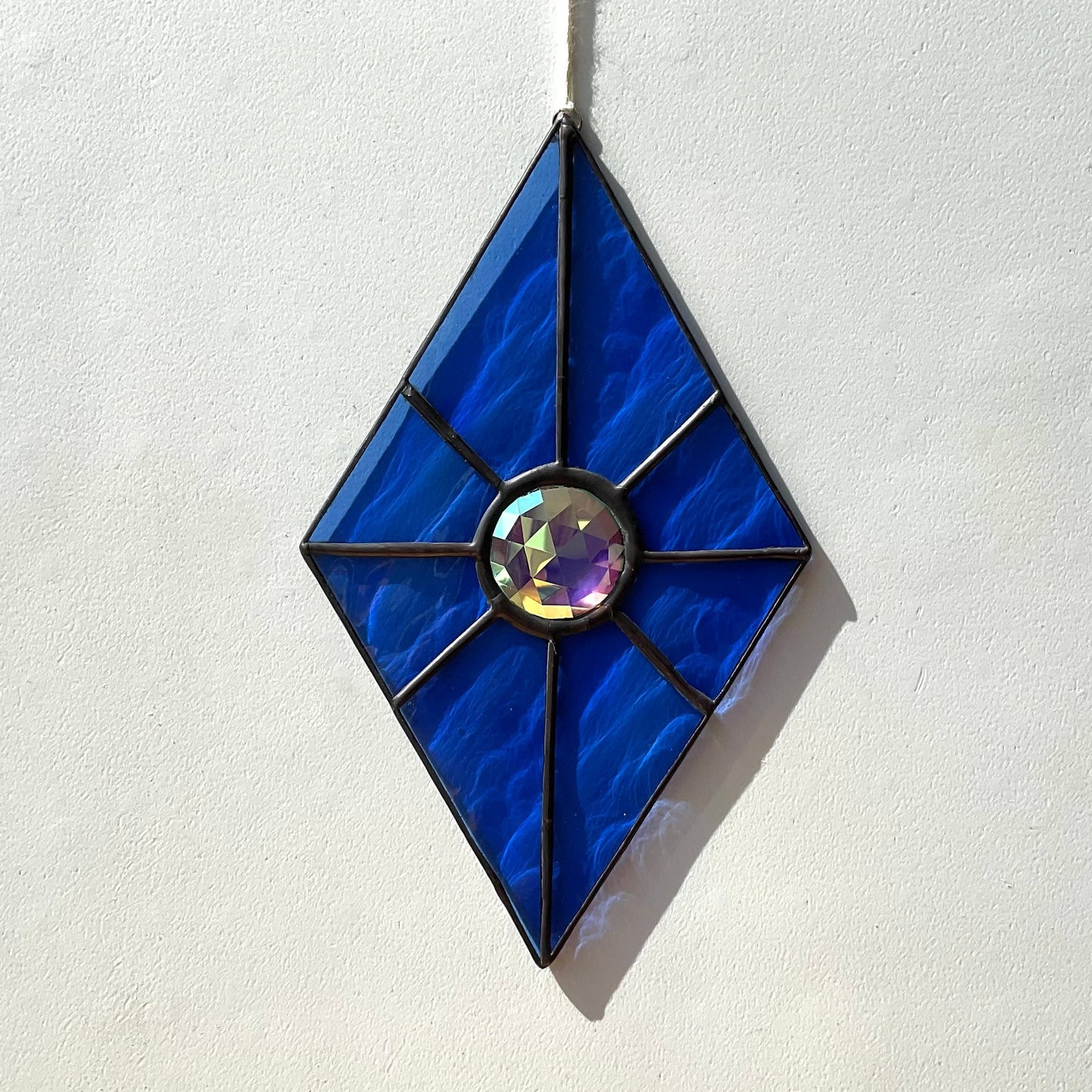 "North Star" Stained Glass Suncatcher