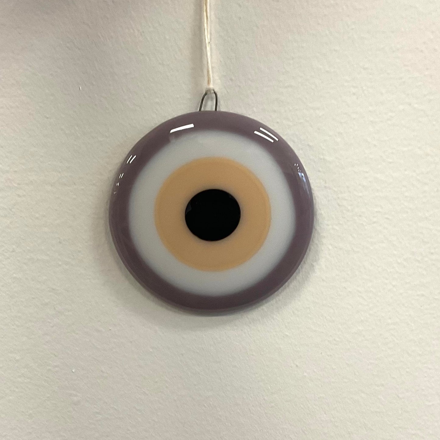 "Evil Eye" Fused Glass Ornament