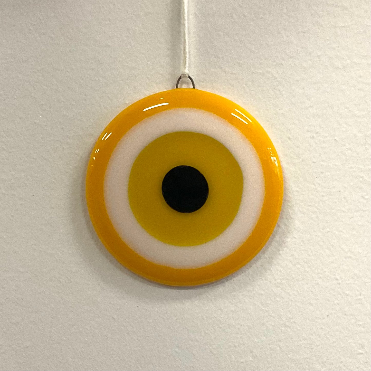 "Evil Eye" Fused Glass Ornament