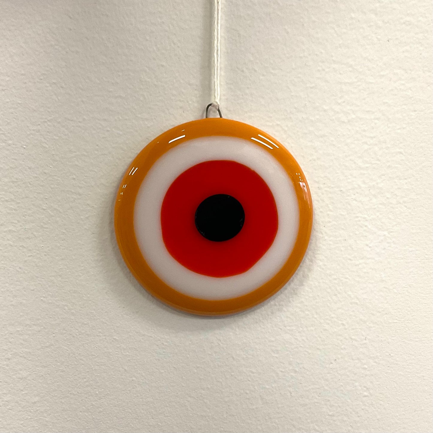 "Evil Eye" Fused Glass Ornament