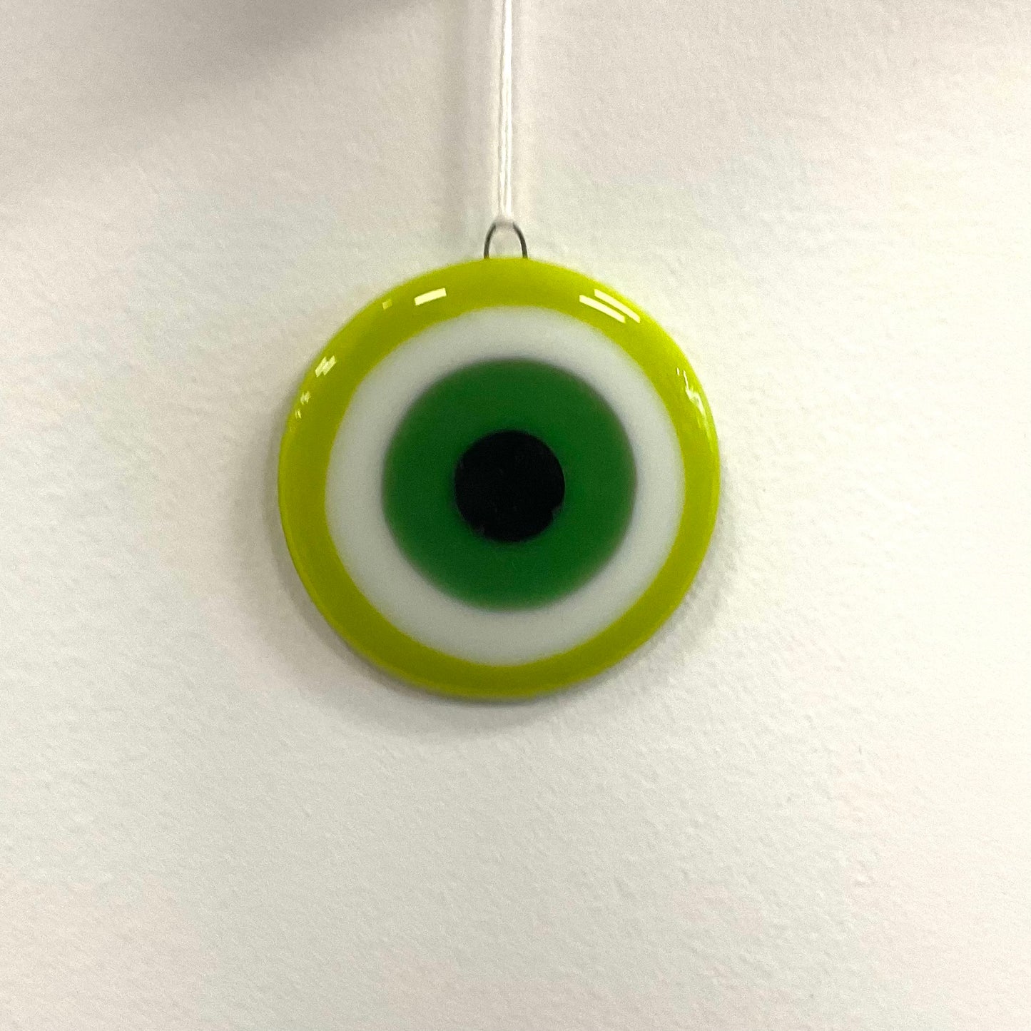 "Evil Eye" Fused Glass Ornament