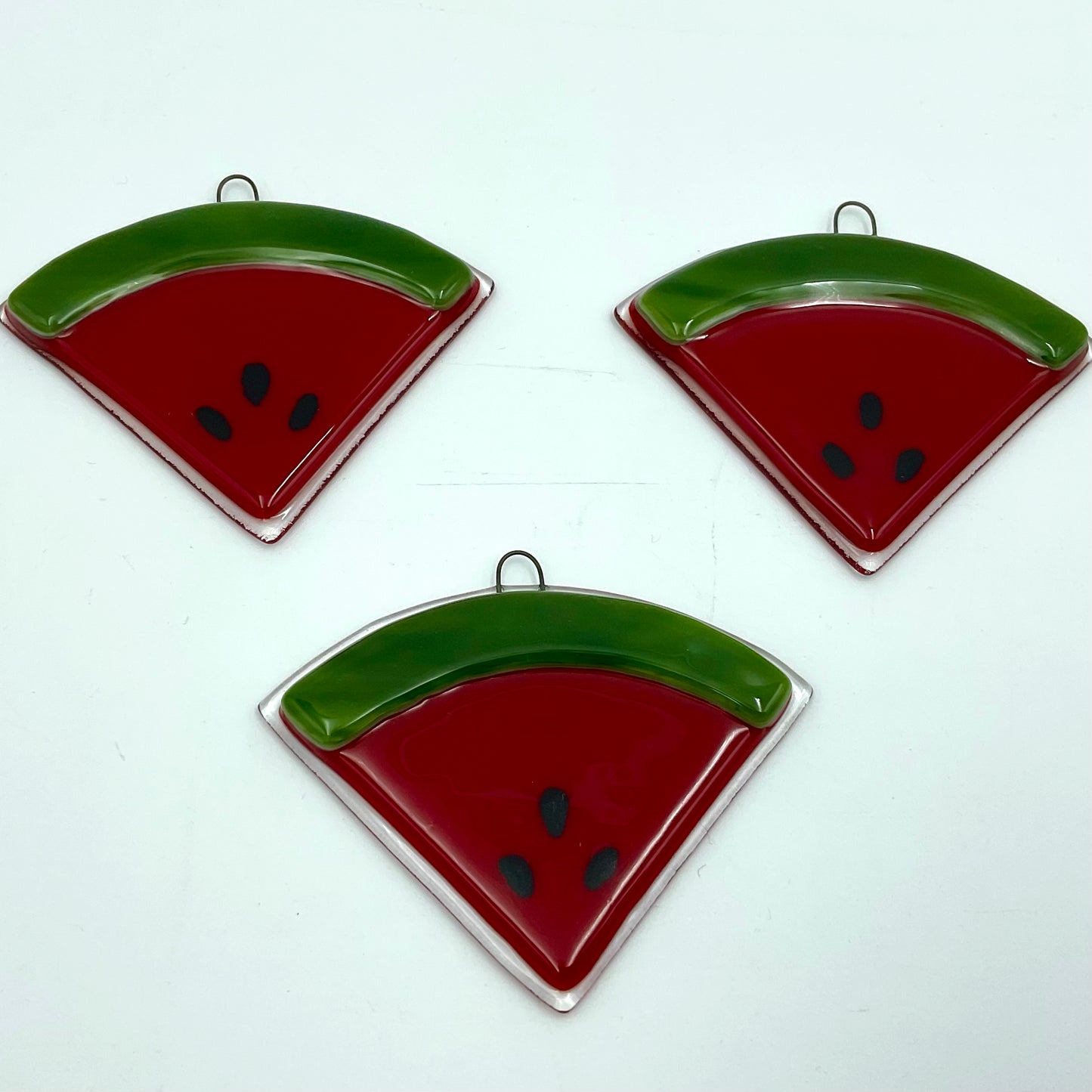 "Watermelon" Fused Glass Ornament
