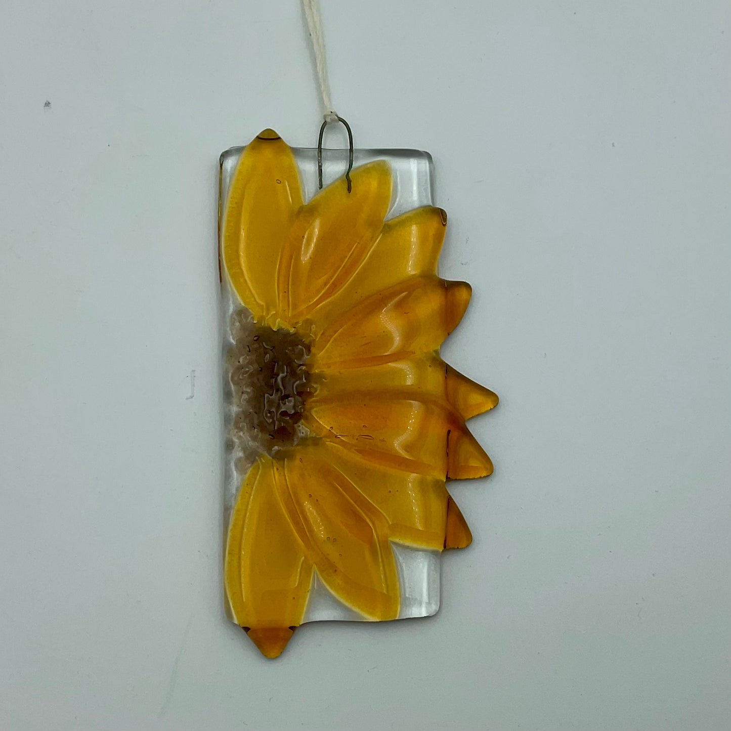 "Golden Hour" Fused Glass Ornament