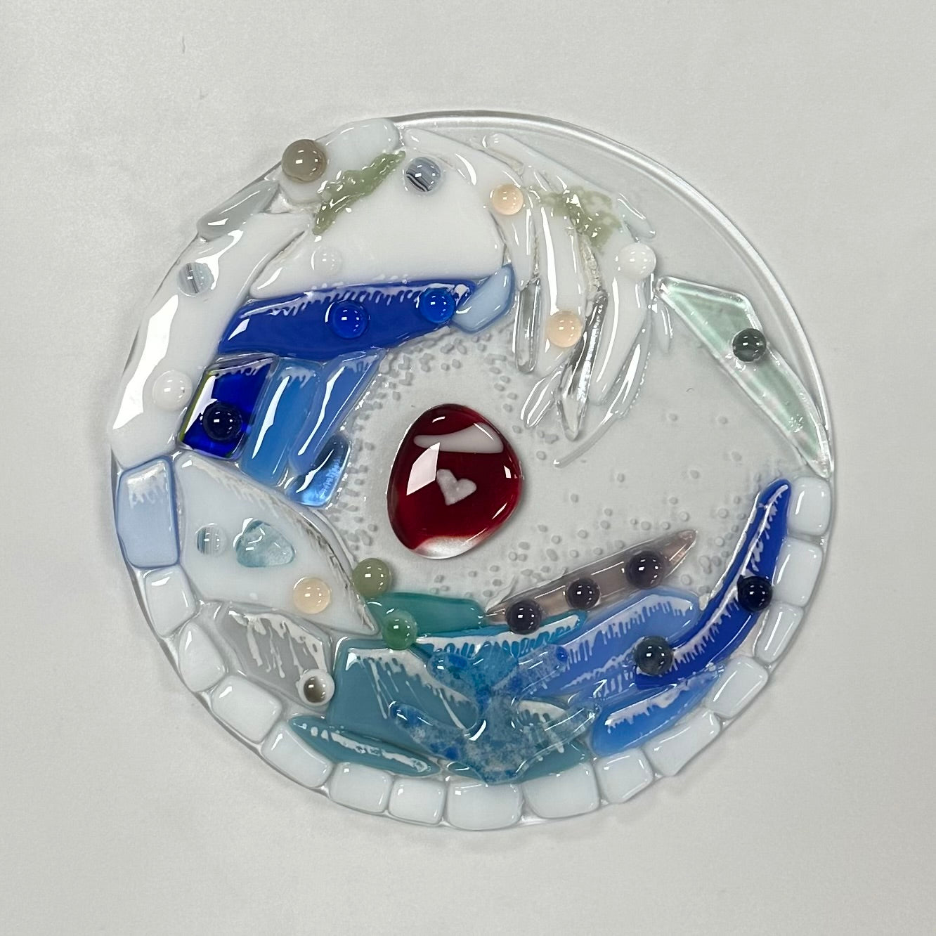 Drop in - Fused glass