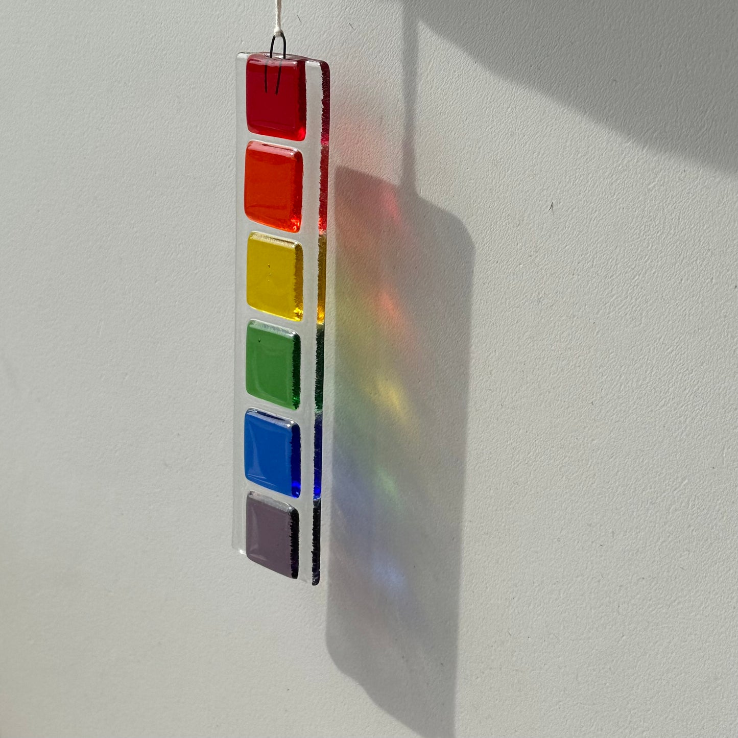 "Rainbow Maker" Fused Glass Suncatcher