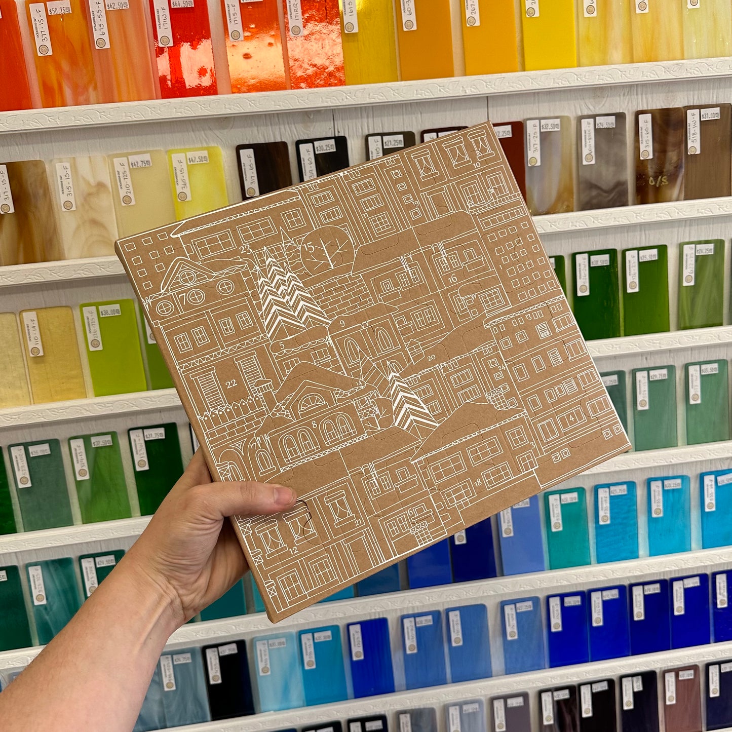 Fused Glass Advent Calendar