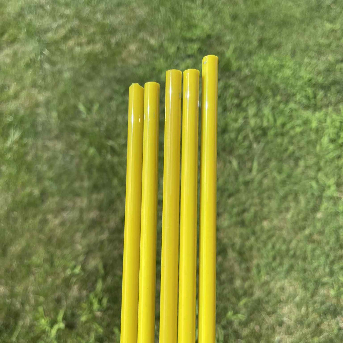 China Color Lemon Yellow Glass Rods