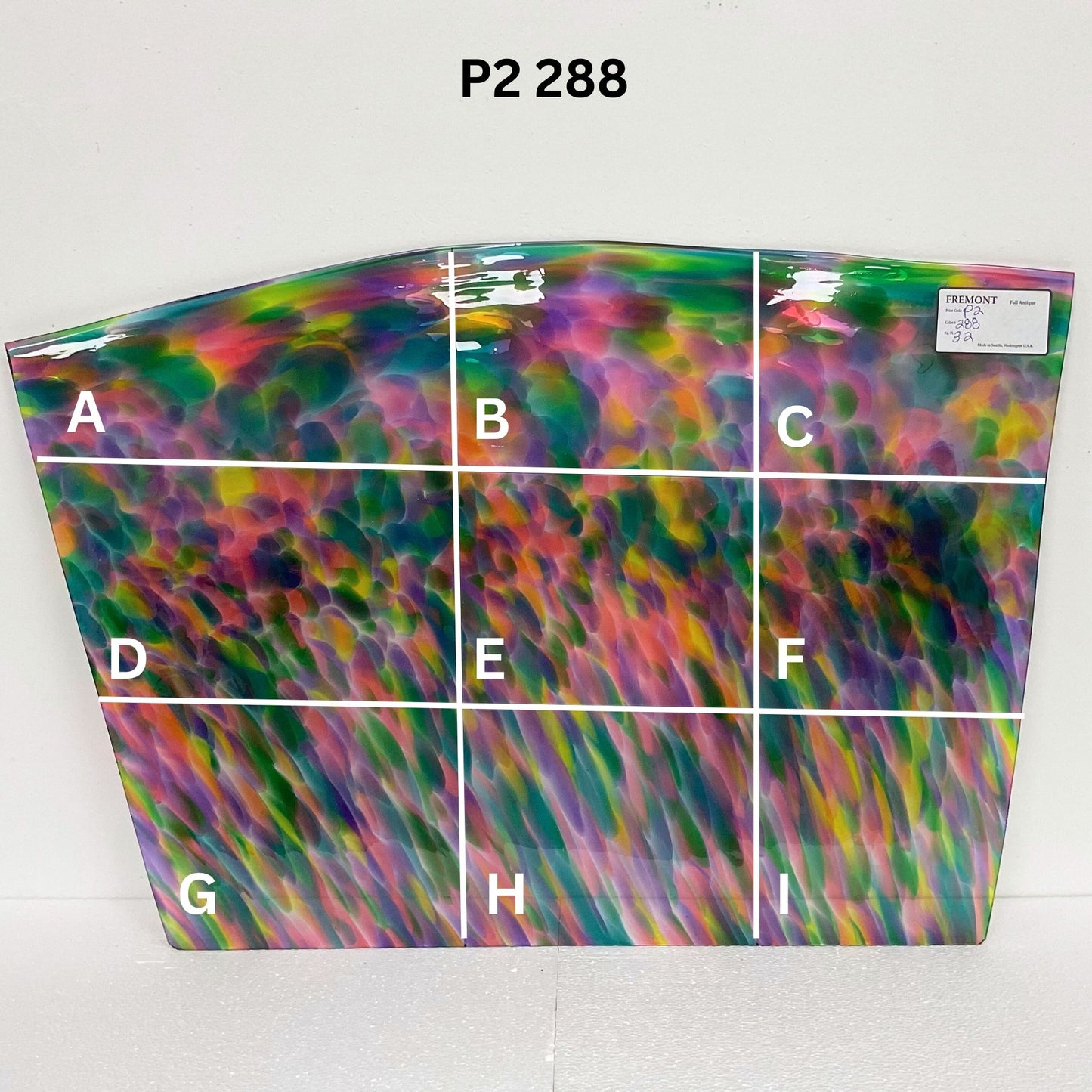 Fremont P2 288 Transparent Rainbow Frit