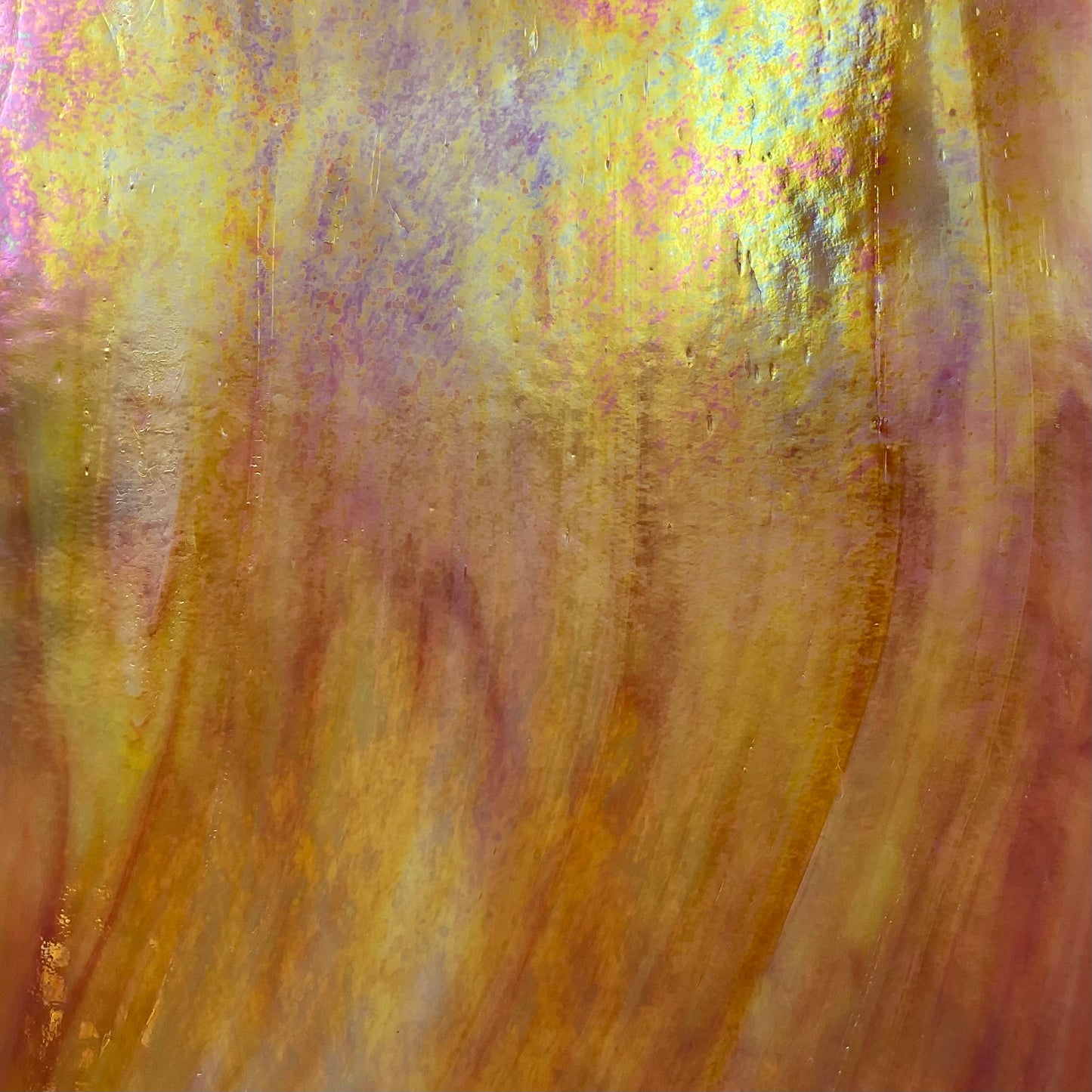 PW 27D IR Red/Orange/White Dense Opal Iridescent