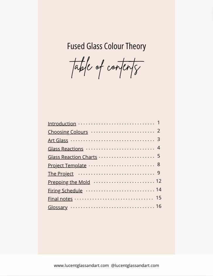 Fused Glass Colour Theory PDF & Kit