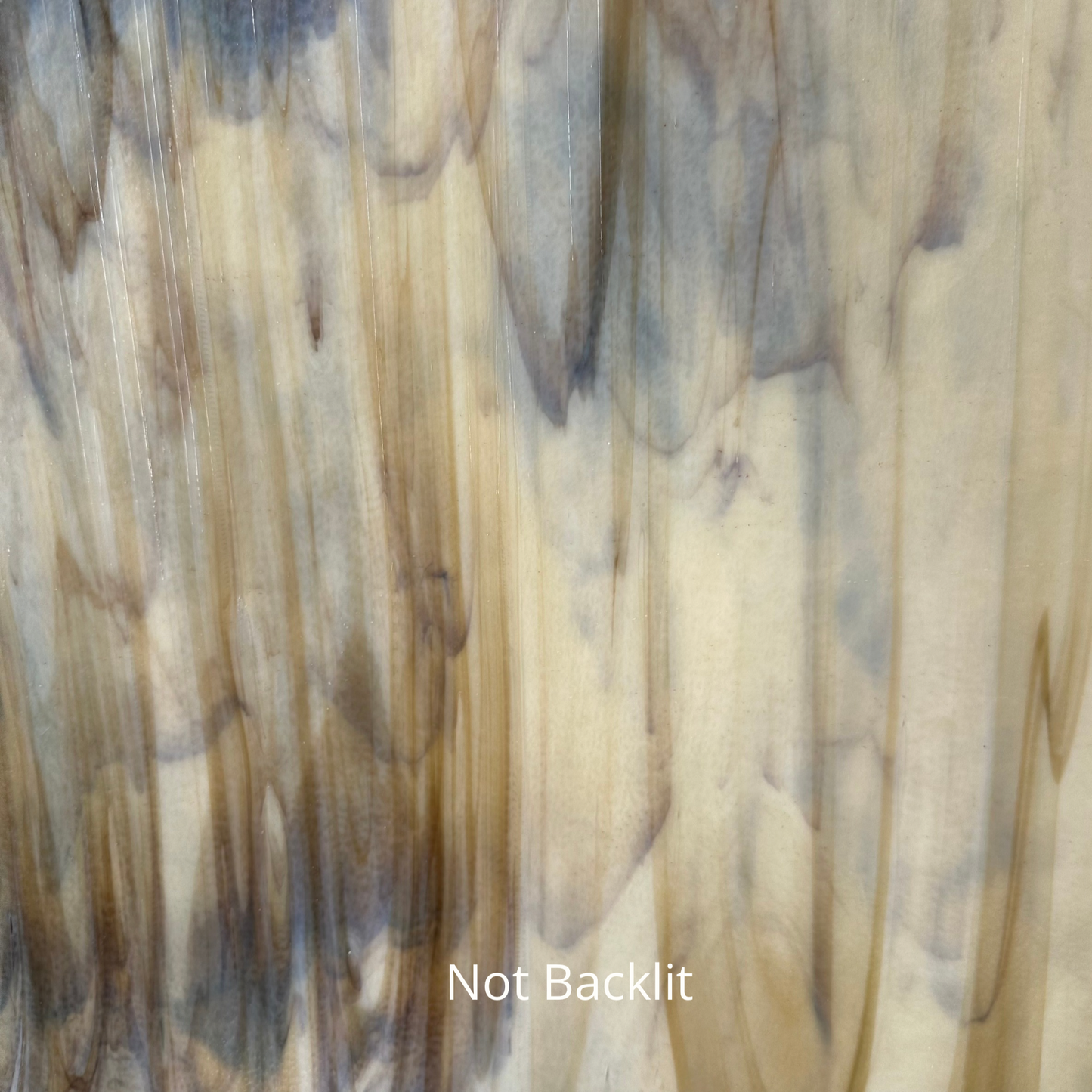 Mixed brown art glass.