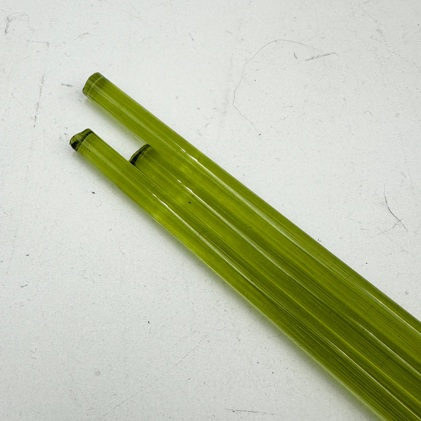 Greasy Glass Transparent Yoshi 2 Glass Rods
