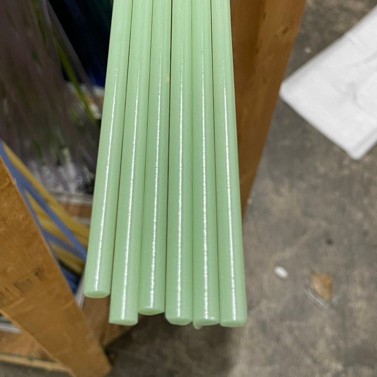 China Color Mint Green Glass Rods