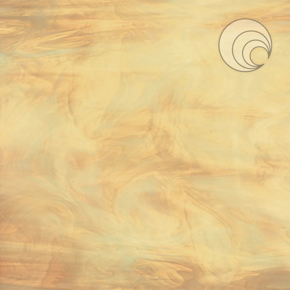 OGT 317-02S-F Pale Amber/White Smooth Fusible
