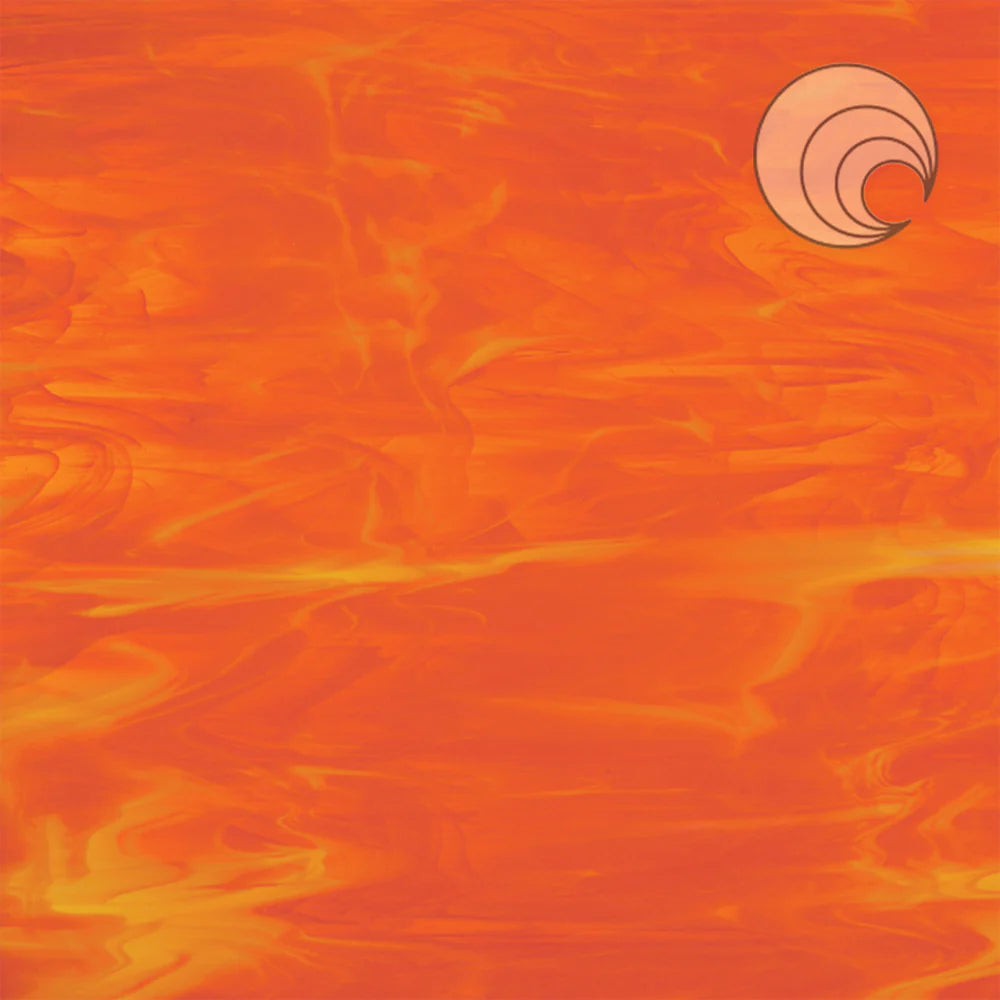 OGT 379-1S-F Orange/White, Wispy Smooth Fusible