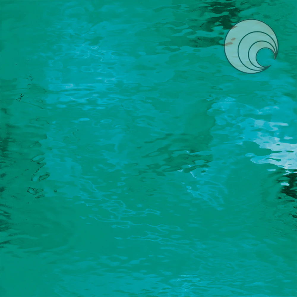 OGT 523-2W-F Teal Green Waterglass Fusible