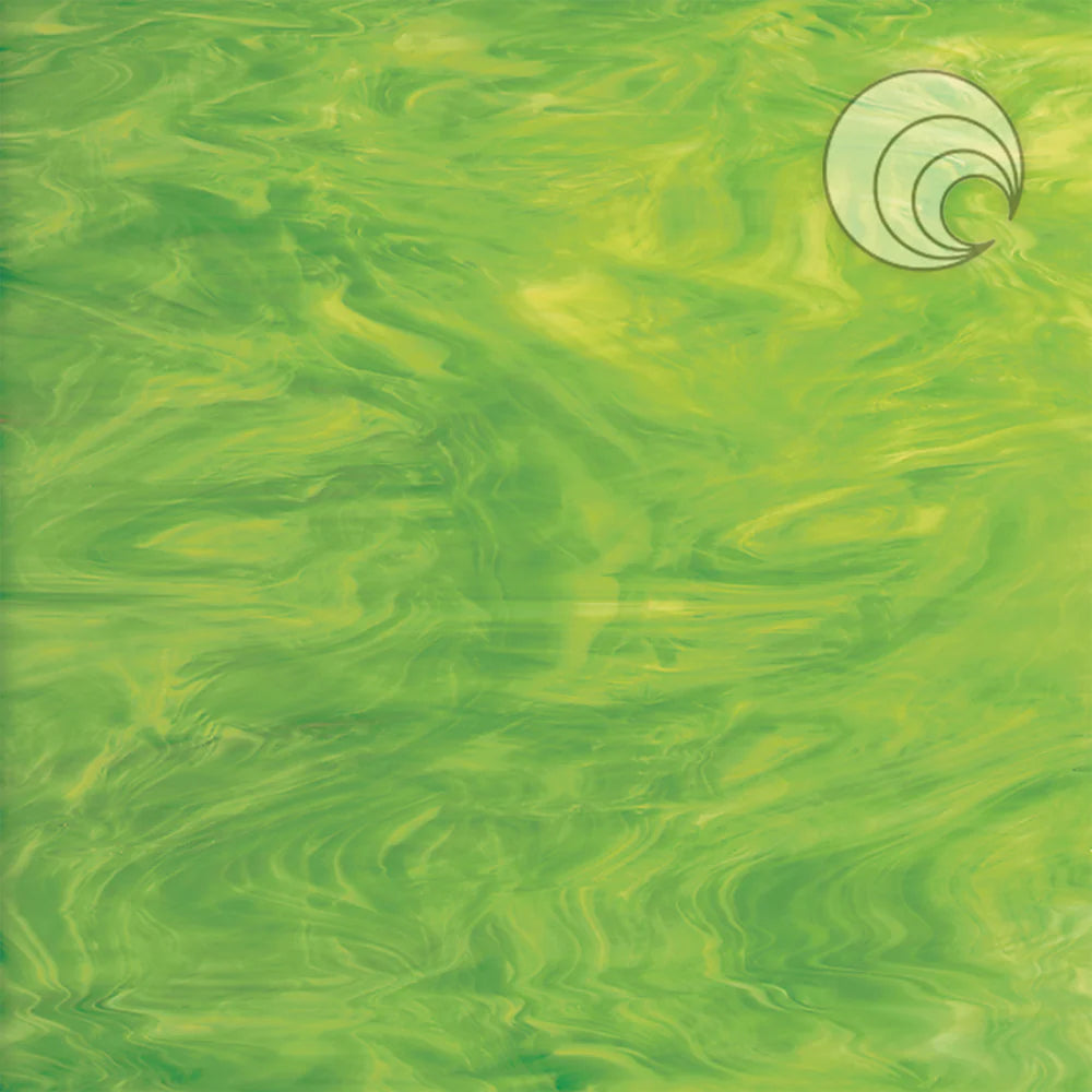 OGT 826-71S-F Lime Green/White Smooth Fusible