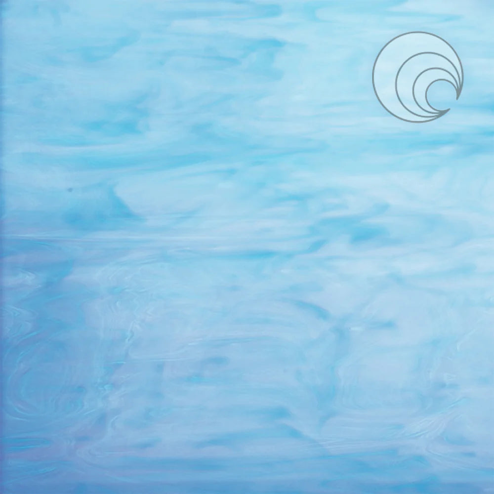 OGT 833-51S-F White/Sky Blue Smooth Fusible