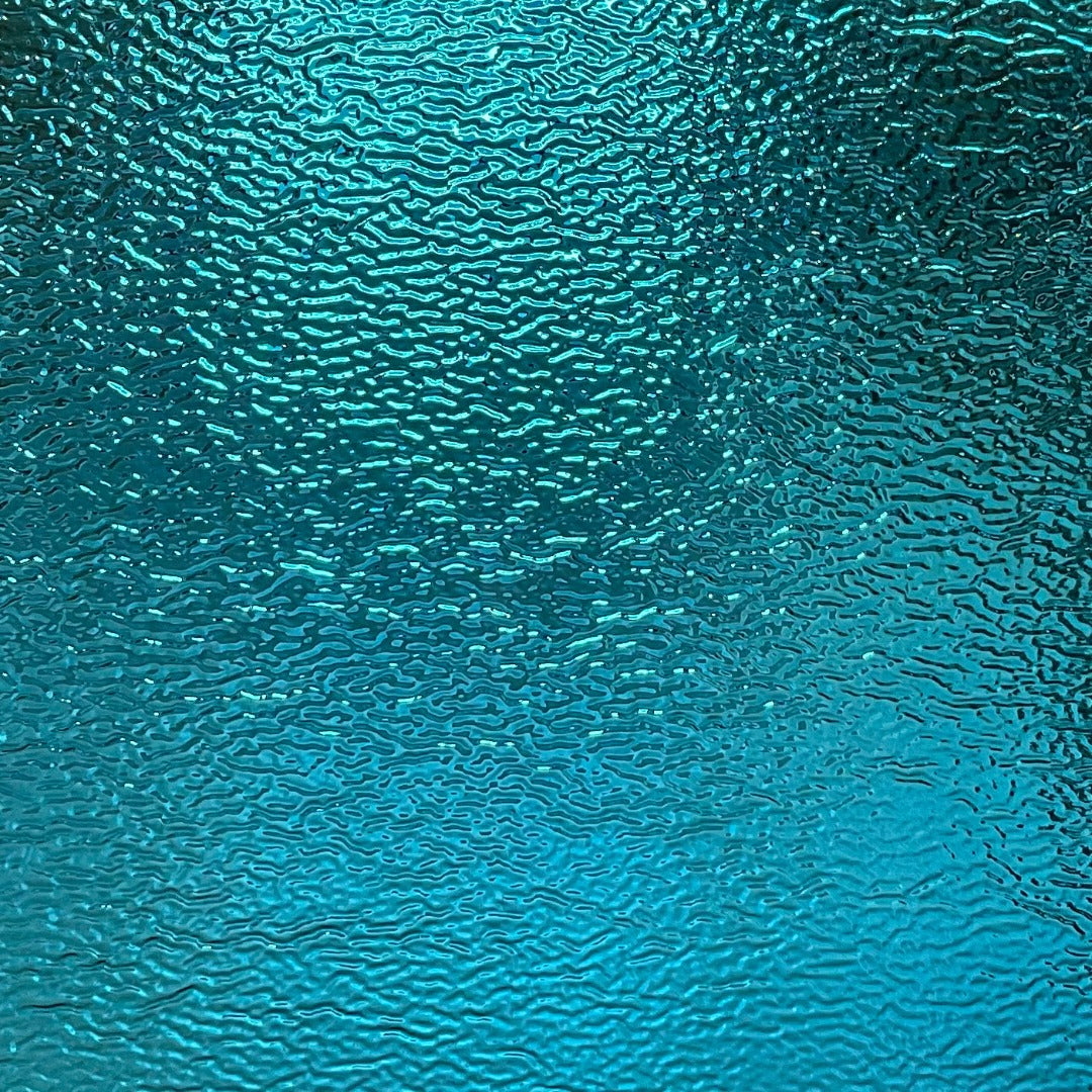 PW 158R Turquoise blue ripple