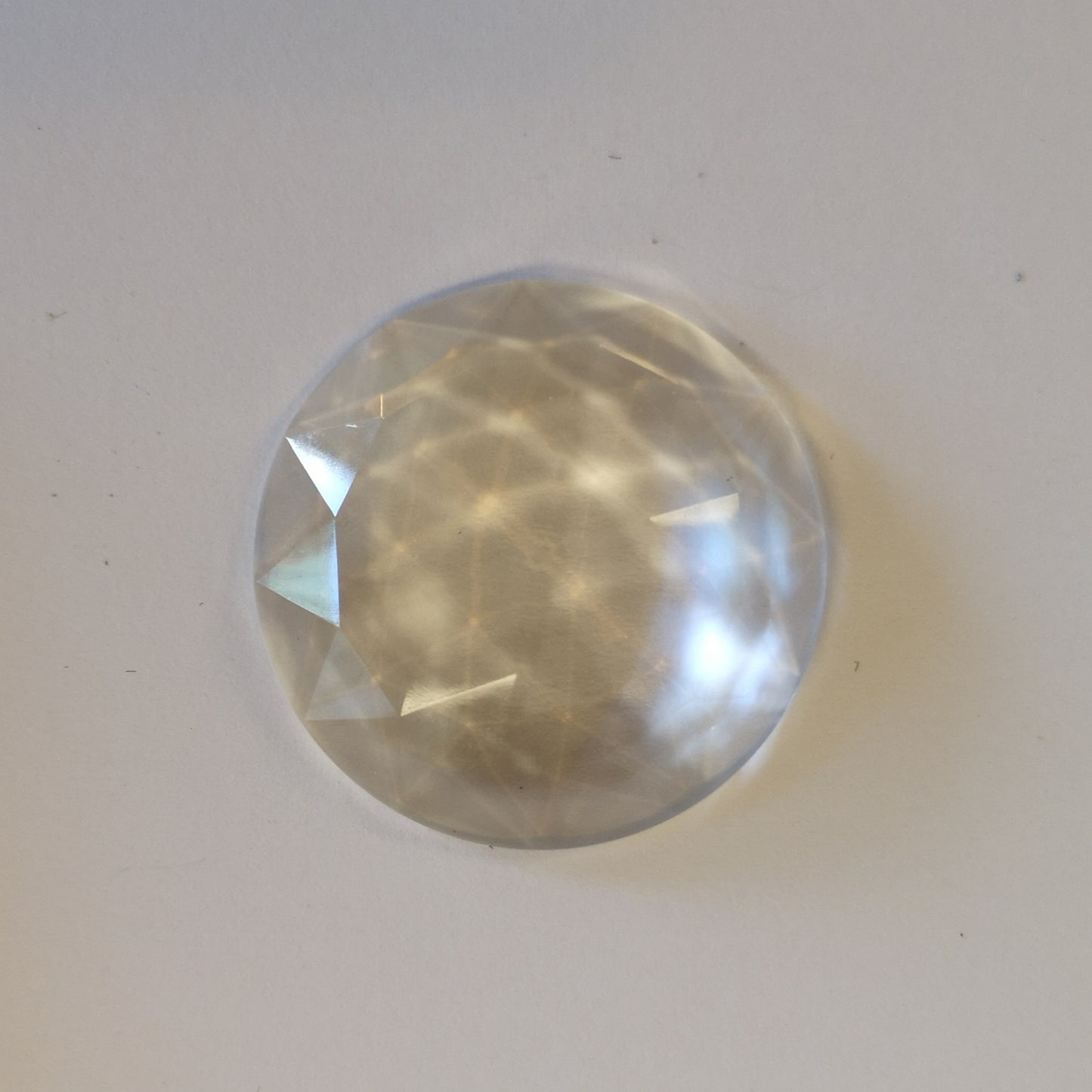 Clear Faceted Jewel