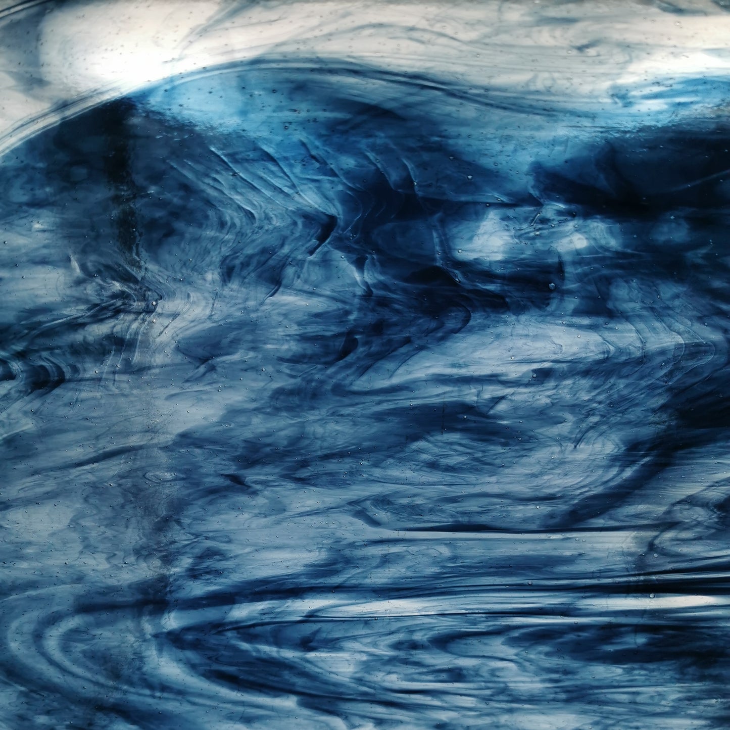 KO 42LL Steel Blue and Clear Streaky