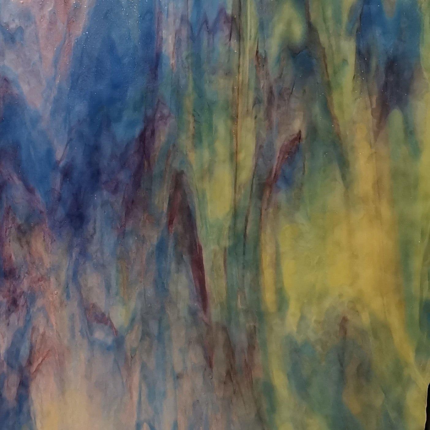 YO 1567SP Ice white, yellow, dark blue, gold purple and green