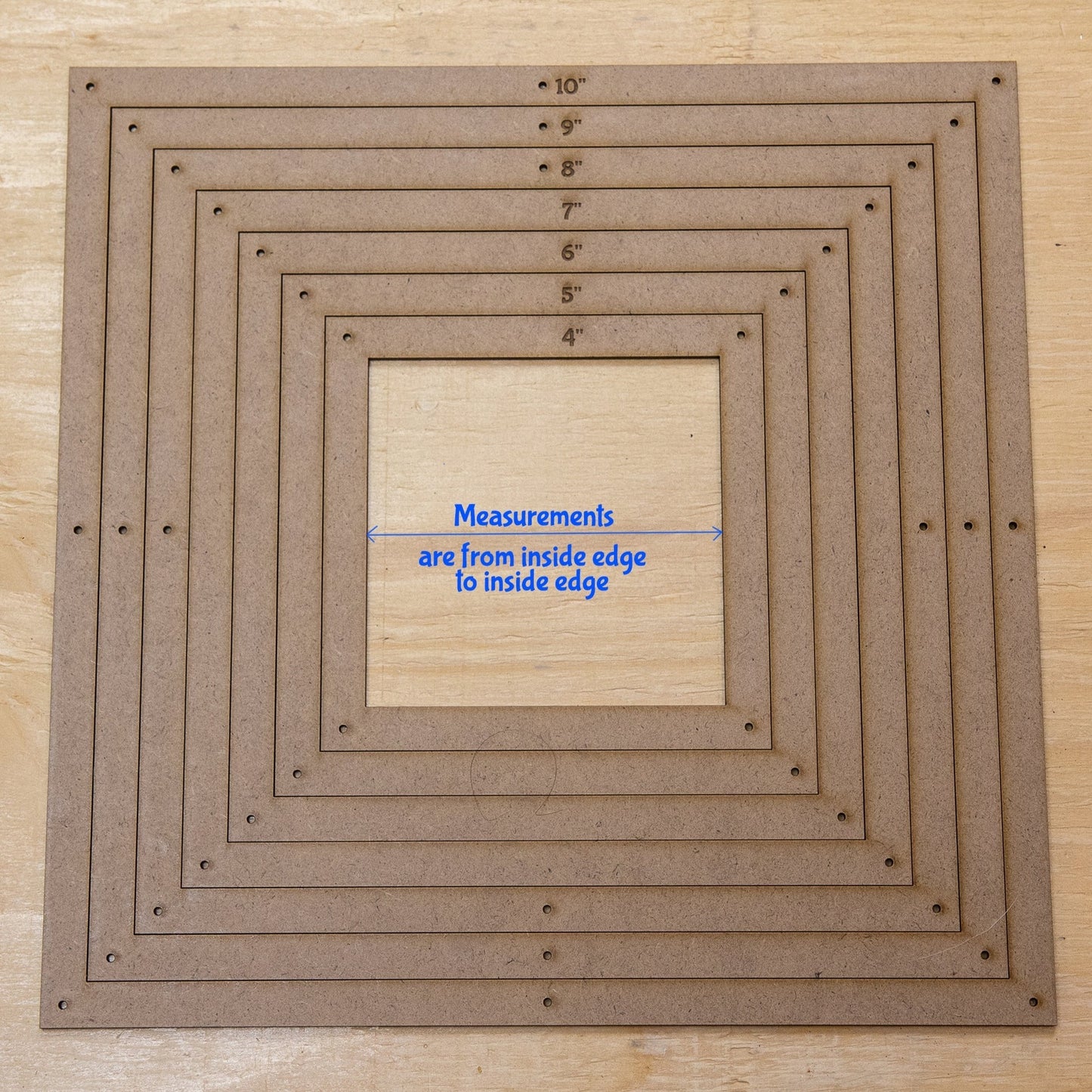 Square layout frame *multiple options