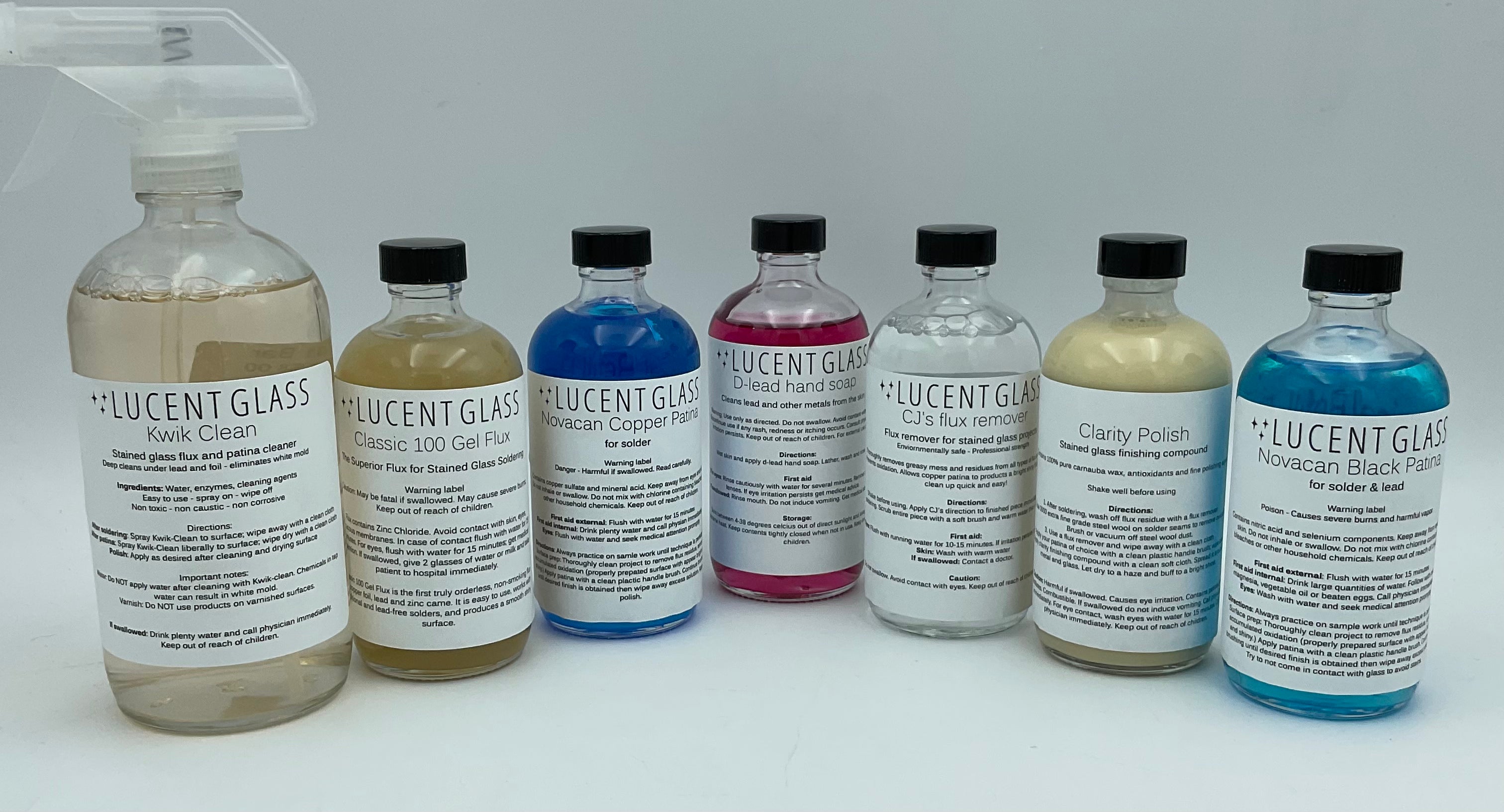 Chemicals and Glues – Lucent Glass