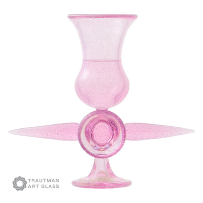 Trautman Art Glass Pink Lollipop Glass Rods