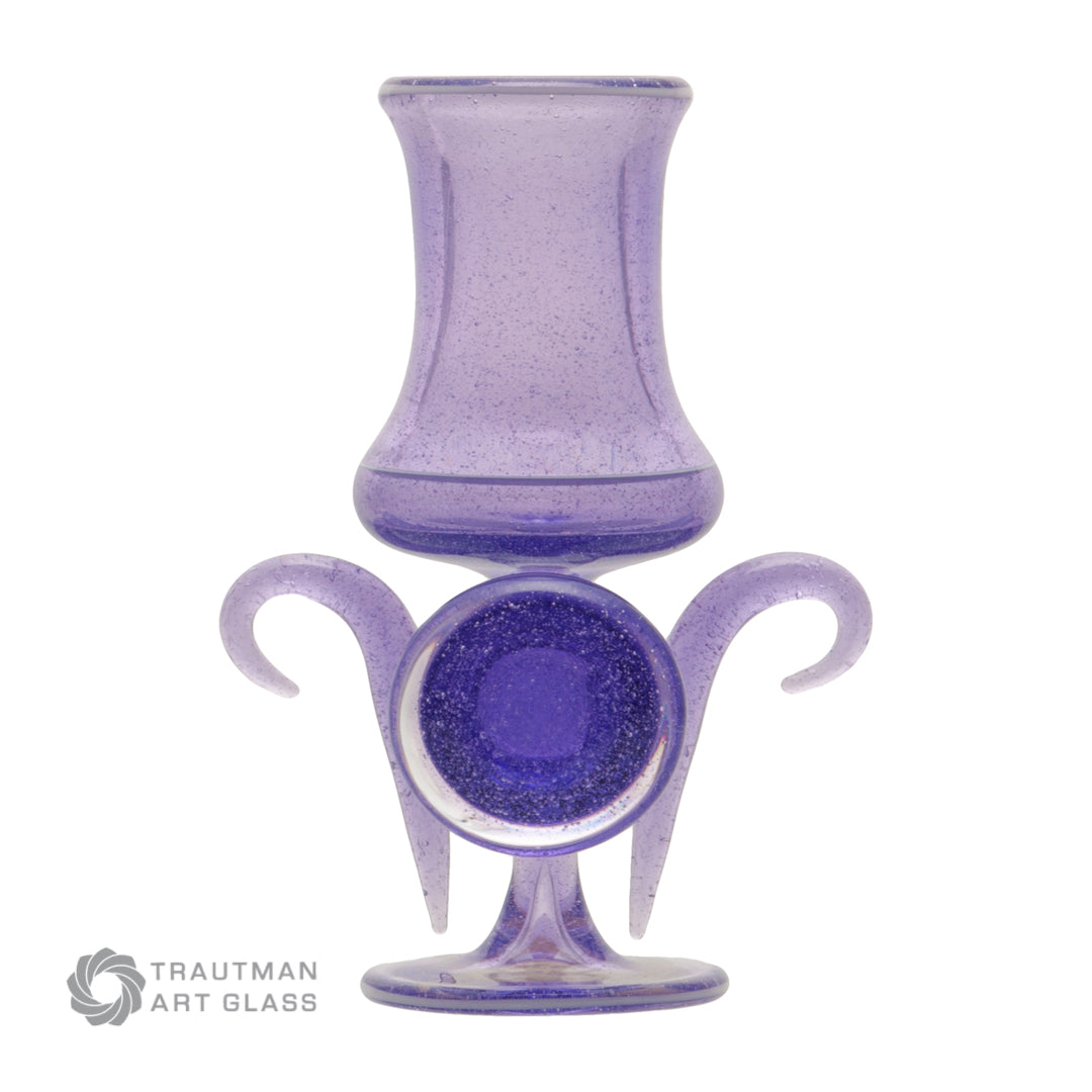 Trautman Art Glass Purple Lollipop Glass Rods