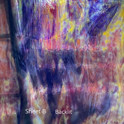 YO 593TD Yellow with Red & Deep Purple