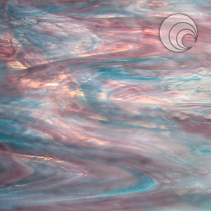 OGT 6034-83CC-F Aqua-Rose Pearl Opal Fusible