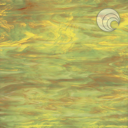 OGT 621-7S-F Amber Green/White Smooth Fusible