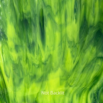 Green art glass.