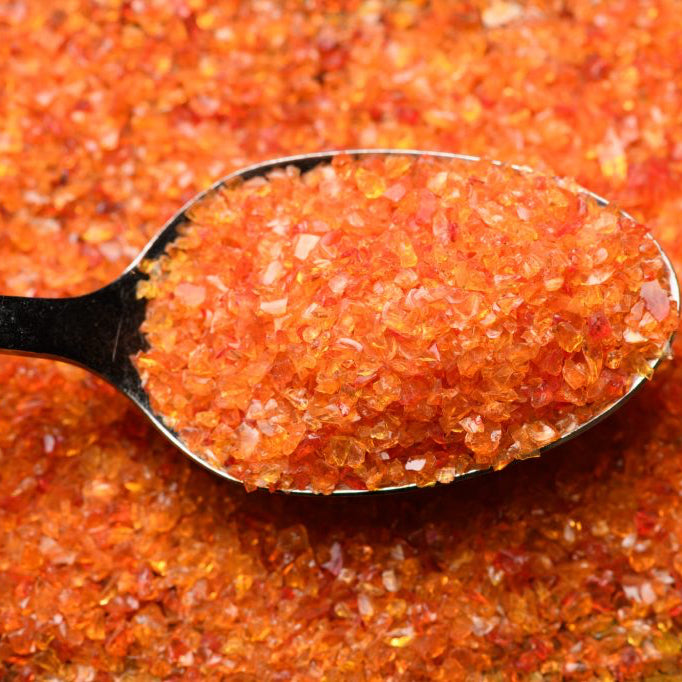 Wissmach Frit 4oz 96-51 Orange Red Transparent