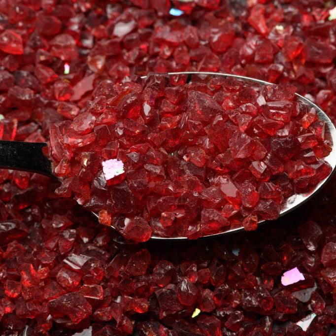 Wissmach Frit 4oz 96-52 Dark Red Transparent