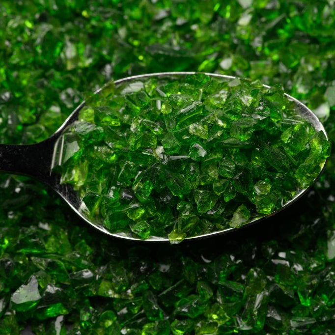 Wissmach Frit 4oz 96-66 Green Transparent