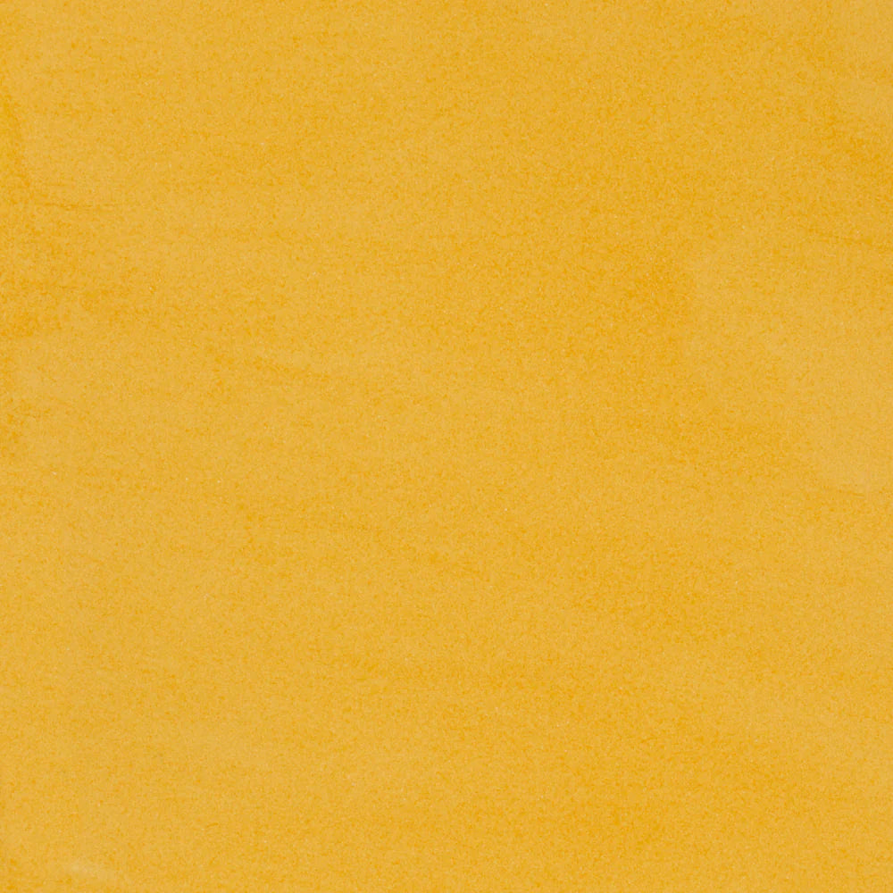 Crushed glass in marigold.