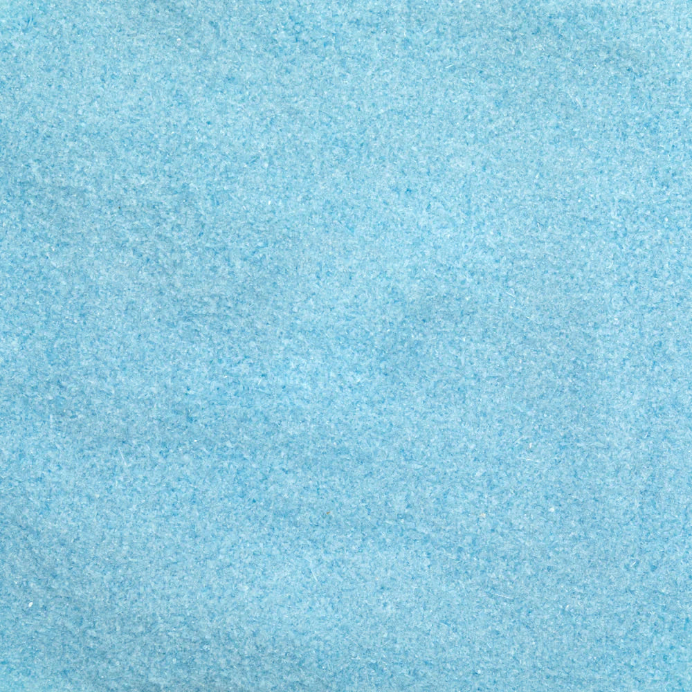 Crushed glass in blue